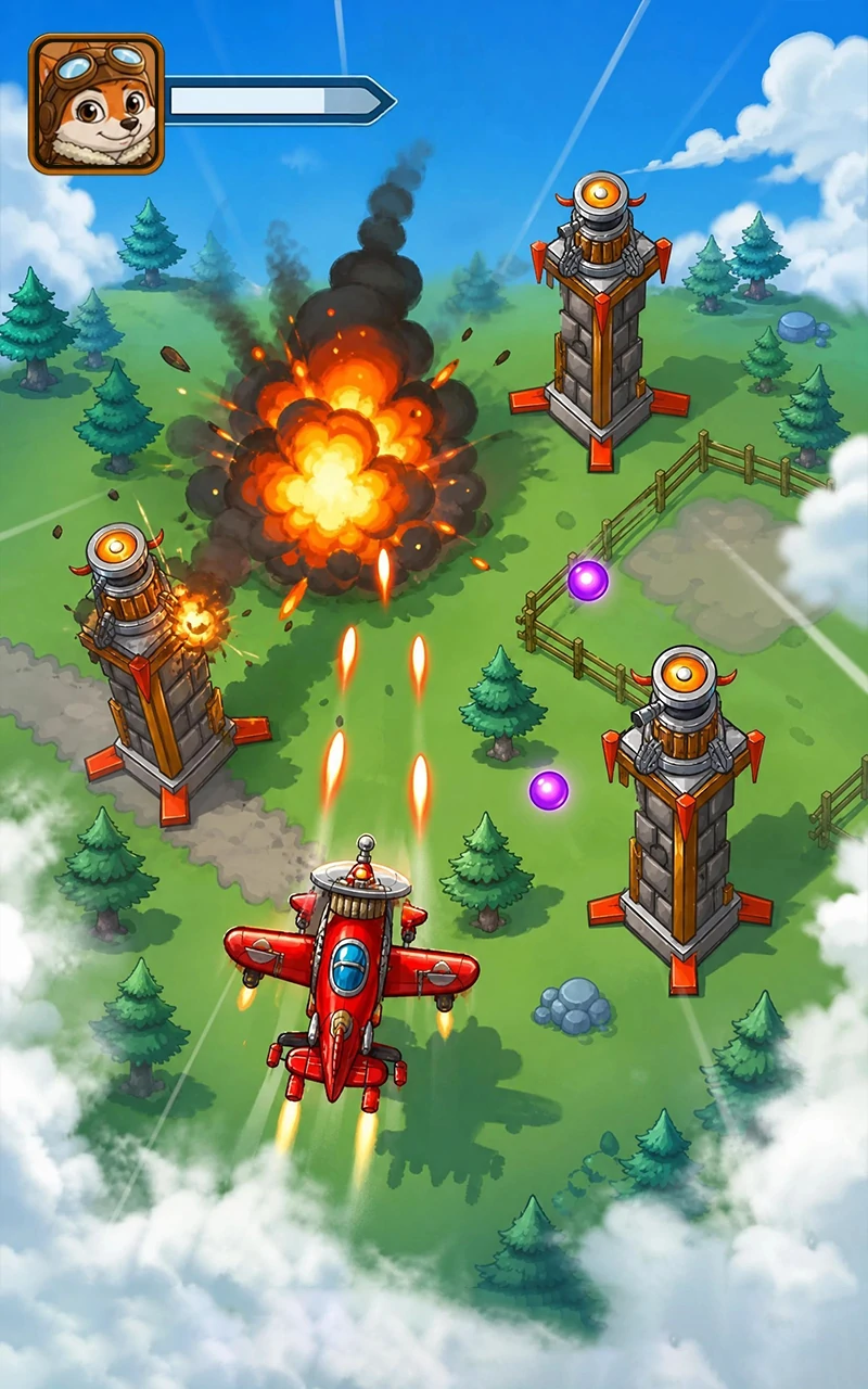 Vect Wisp aerial barrage